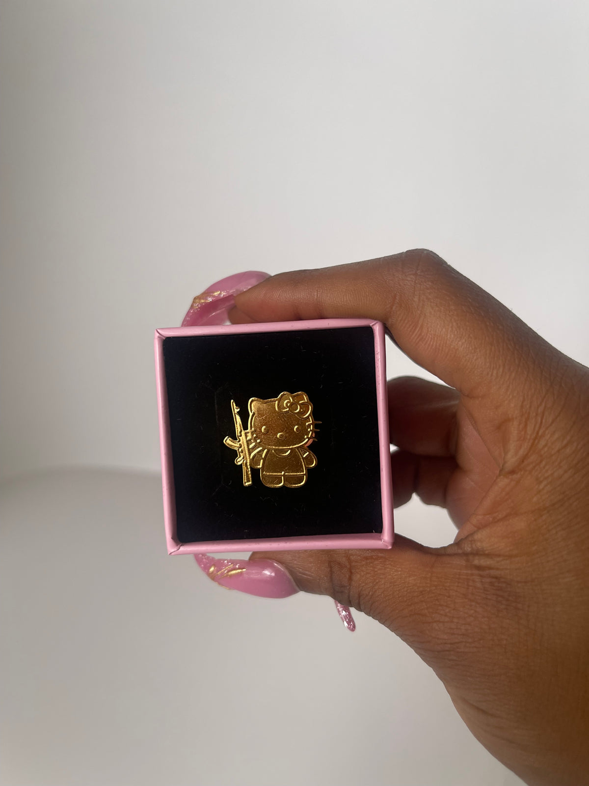 Hello Kitty AK47 Ring